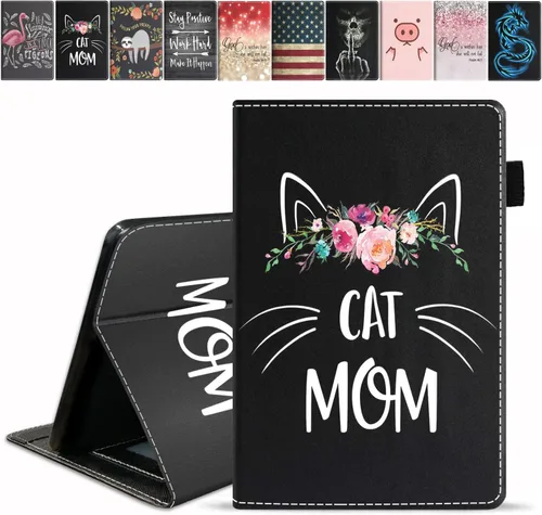 Vista 14 de Funda para tableta Amazon Fire HD 10/Fire HD 10 Plus (11ª generación, versión 2021), con cita inspiradora de «Be a Flamingo in a Flock», funda