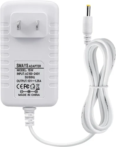 Vista 7 de Cargador de cable de alimentación de 15 W para Alexa Echo Spot, Echo Dot (3ª / 4ª generación / 5ª generación), Fire TV Cube, Show 5, Dot con reloj