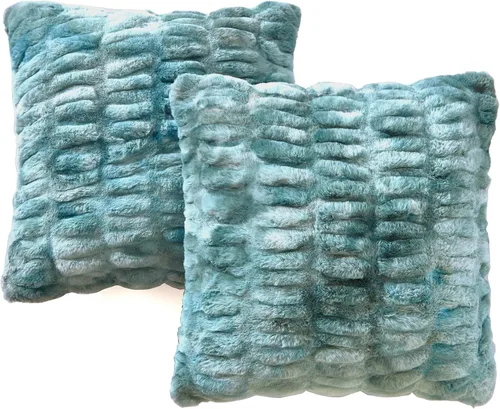 Vista 6 de Home Soft Things Shar Pei - Juego de 2 fundas de almohada decorativas, suaves, esponjosas y elegantes, fundas de almohada para sofá, enrejado, 26 x