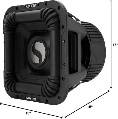 Vista 10 de Kicker 49L7X121 - SoloX L7X 12 pulgadas (11.8 in), bobina de 3", subwoofer de competencia de ferrita, 1-Ohm