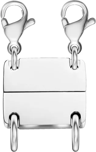 Vista 9 de Qulltk Cierre de capas de collar con cierre magnético para joyas, separador de oro y plata para collares y cadenas apilables