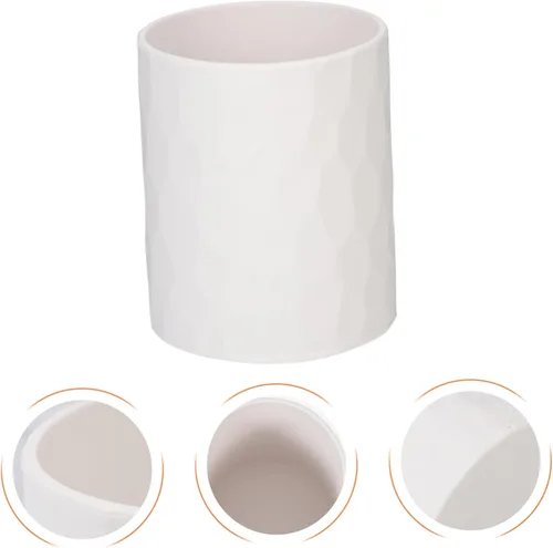 Vista 5 de STOBOK Elegante Regla Organizador de Silicona Portalápices Soporte de Cepillo de Maquillaje Pluma Taza para Escritorio Pluma de Gran Capacidad