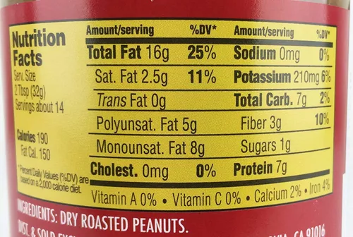 Vista 2 de Trader Joe's - Mantequilla de maní crujiente sin sal de maní sin blanquear, paquete de 4