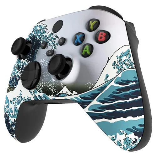Vista 33 de Custom Controller for Xbox Series X/S - One - PC - Custom Gaming Controller -Soft Shell for Comfort Grip X (Galaxy)