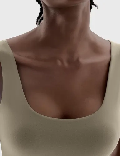 Vista 5 de PUMIEY Body para mujer, sin mangas, sin espalda, sin espalda, colección Sharp