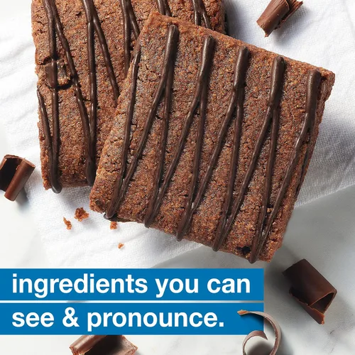 Vista 7 de KIND Cuadrados horneados suaves, brownie de harina de almendras y chocolate, sin gluten, barras de aperitivos saludables, 0.18 onzas de proteína, 6