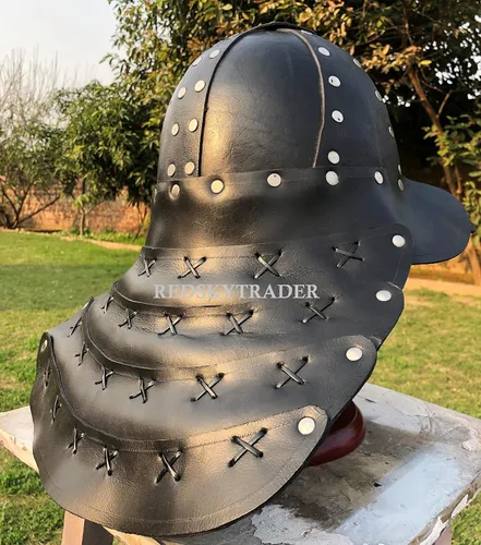 Vista 5 de Armadura samurái de cuero Armadura vikinga medieval para cosplay Armadura de caballero de cuero Armadura vikinga unisex de fantasía steampunk