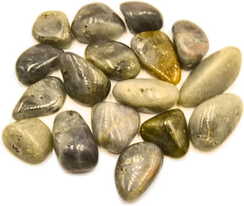 Vista 13 de Tumbles de piedras preciosas Piedras metafísicas Bolsas de 7.05 oz Bronzita Broncita