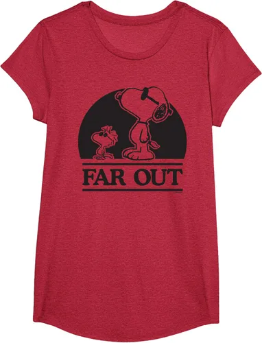 Vista 44 de Peanuts Woodstock 50th Anniversary Far Out Snoopy - Camiseta Blanco