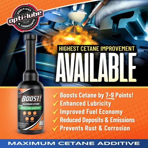 Vista 7 de Opti-Lube Boost! Fórmula de Cetano Máximo Aditivo de Combustible Diesel: Galones (4 Galones (Tratamiento para 10,240 Galones))