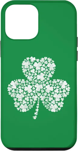 Vista 16 de Funda verde vintage con trébol relleno de trébol para iPhone 16