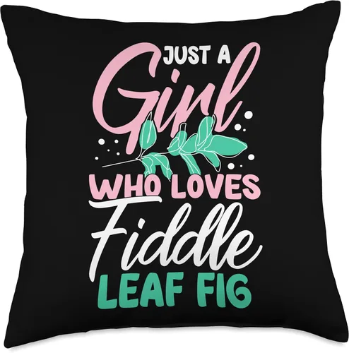 Vista 4 de Fiddle Leaf Fig Ficus Lyrata Care Tree Plant Soil - Almohada para interiores, 16 x 16 pulgadas, multicolor
