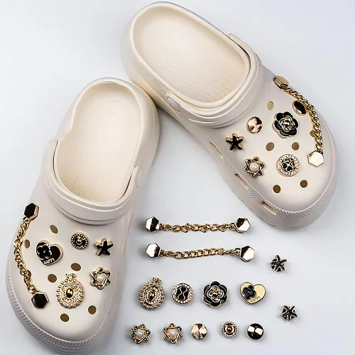 Vista 8 de Dijes para zapatos, adornos de zapatos, bonitos accesorios de zapatos para adolescentes, niños y adultos, dijes estéticos de decoración de zapatos