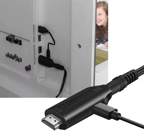 Vista 6 de Adaptador de convertidor HDMI prémium para N64GameCubeSNES Plug and Play 1M macho a macho 1080P Nintendo 64 a HDMI Converte