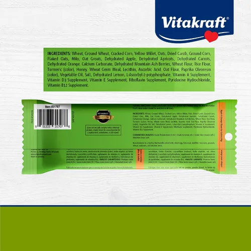 Vista 7 de Vitakraft - Palitos masticables para cobayas Crunch Sticks - Manzana y Naranja - Apoya dientes saludables