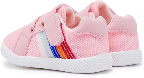 Vista 4 de BMCiTYBM Zapatos para bebé niño y niña suaves antideslizantes ligeros para caminar en el primer paso 6 9 12 18 24 meses