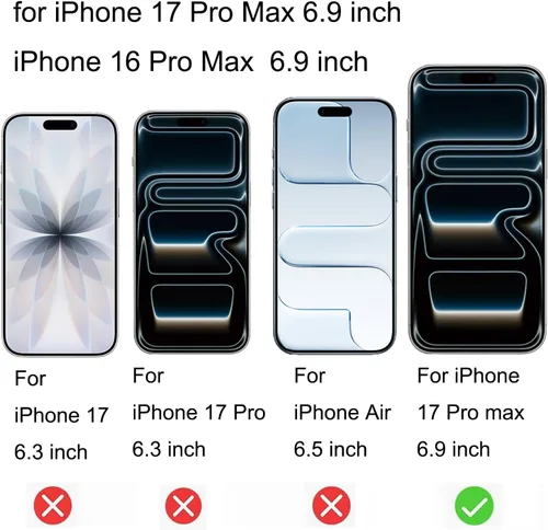 Vista 25 de Espejo de vidrio templado antiazul, protector de pantalla anti-espía, película antiespía para iPhone 11 Pro Max/iPhone XS Max, 6.5 pulgadas