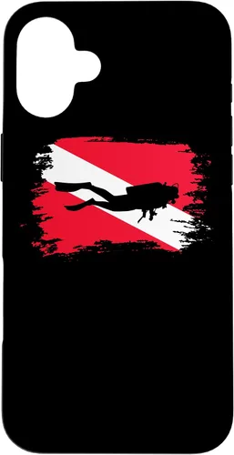 Vista 23 de Funda con bandera de buceo para iPhone 16