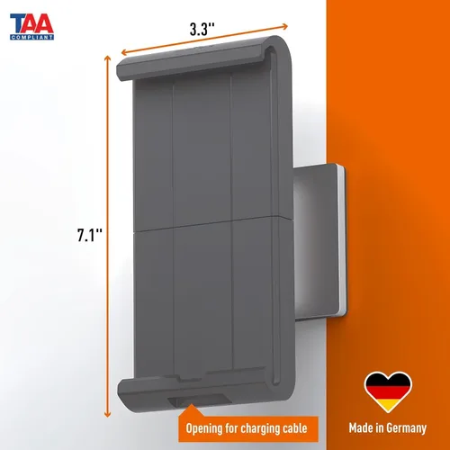 Vista 3 de Durable Soporte para tablet montado en la pared, plata/gris carbón