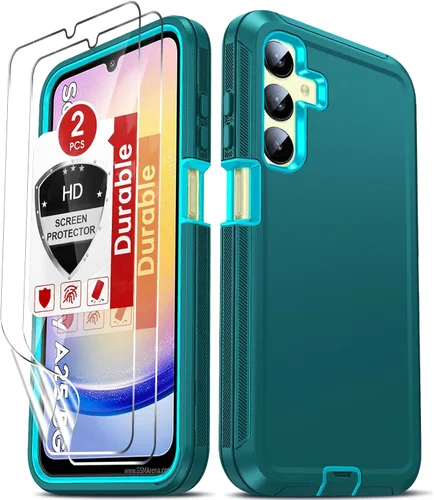 Vista 42 de LeYi Funda compatible con Samsumg Galaxy A05 4G: Galaxy A05 4G con resistente a los golpes, 3 en 1 de cuerpo completo, protección resistente