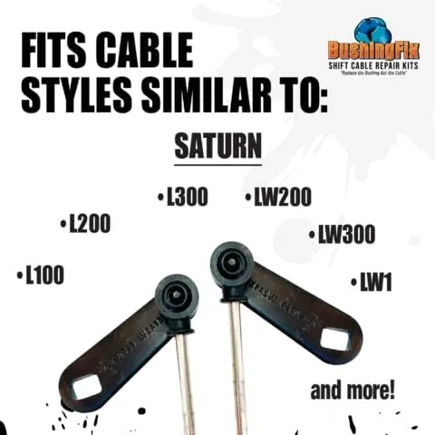 Vista 5 de BushingFix SA1KIT Kit de reparación de bujes de cable de cambio de transmisión automática, kit de reparación de transmisión para bujes de cambio