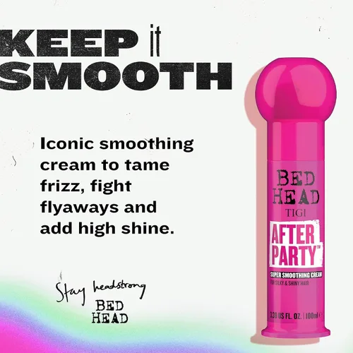 Vista 3 de TIGI Bed Head After the Party Crema suavizante, 3.4 onzas (paquete de 2)