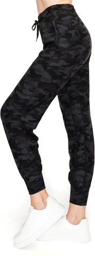 Vista 52 de Leggings Depot ActiveFlex Jogger - Pantalones de yoga para mujer con bolsillos Negro