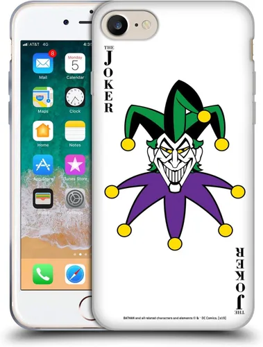 Vista 203 de Head Case Designs Funda de gel suave con licencia oficial de The Joker DC Comics Arkham Asylum Character Art compatible con Apple iPhone 7