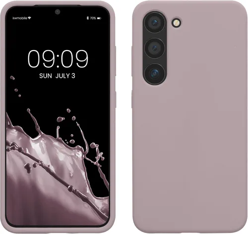 Vista 306 de kwmobile Funda compatible con Samsung Galaxy S9 - Funda de silicona TPU con acabado suave - Blue Reef