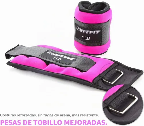 Vista 5 de RitFit Adjustable Ankle Weights for Women & Men