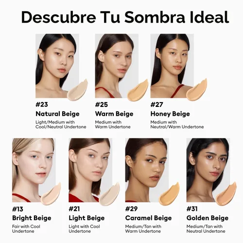 Vista 8 de MISSHA M Perfect Cover BB Cream No.23 Beige Natural -Ligero/Medio con subtono Fresco/Neutral SPF 42 PA +++ 1.69 Fl Oz - Hidratante