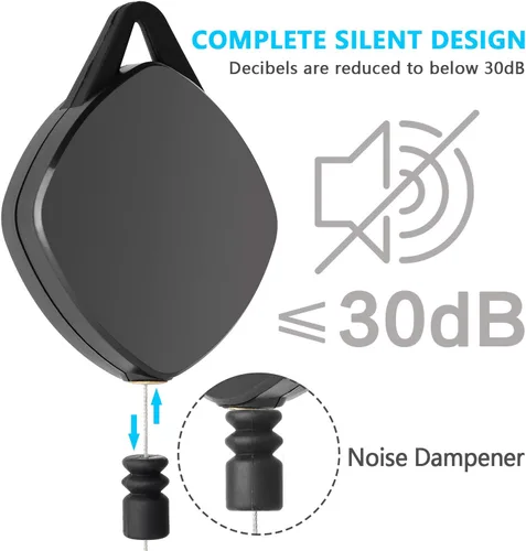 Vista 2 de Sistema de polea de techo retráctil para Oculus RiftRift SHTC ViveVive Pro Cable de carga de datos para Quest2QuestGOValve Index VR Accesorios