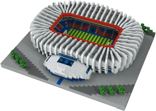Vista 9 de Juegos de Bloques de Construcción Micro del Estadio de Fútbol de Barcelona, Juegos de Bloques de Construcción de Arquitectura de Mini Ladrillos