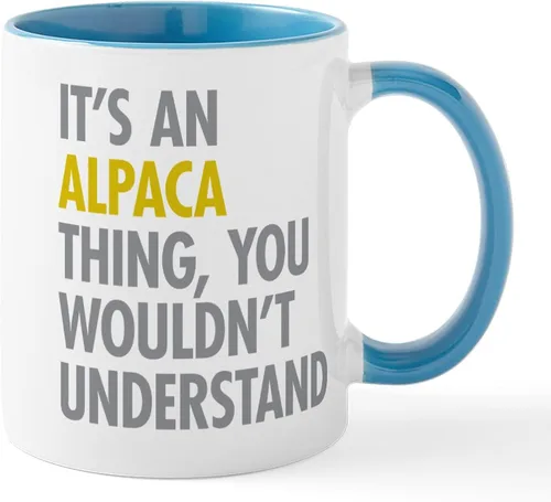 Vista 10 de CafePress A Special Alpaca Moment - Taza de café de cerámica (11.0 fl oz)