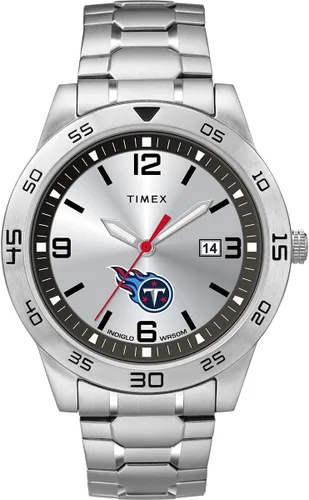 Vista 27 de Timex Tribute Reloj de cuarzo para hombre Citation de 42 mm con correa de acero inoxidable Baltimore Ravens