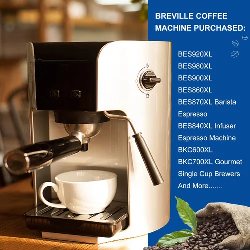Vista 4 de Paquete de 6 filtros de agua de repuesto Breville* para Breville* BWF100 BES870 BES810 BES990 BES980 BES920 BES900XL BES870XL BES860XL BES840XL