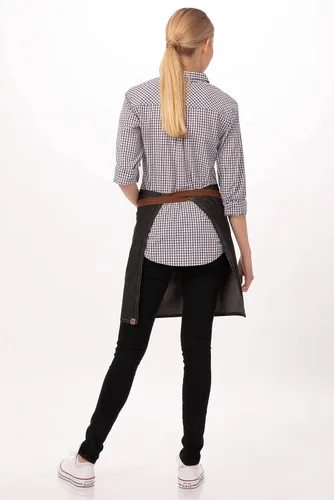 Vista 3 de Chef Works Unisex Memphis Half Bistro Apron