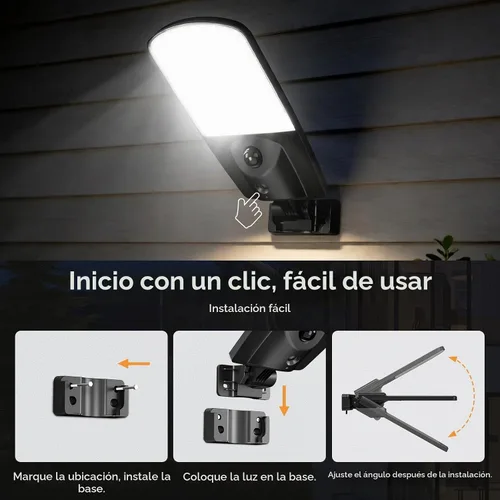 Vista 8 de Adewalk Luces solares para exteriores, luces de calle impermeables