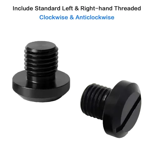 Vista 2 de 2 tapones de agujero de espejo M10x1.25 para motocicleta, ajuste universal para Yamaha FZ-07 FZ-09 MT-07 MT-09FZ Honda CRF250 CB500F CRF1000L XL700V