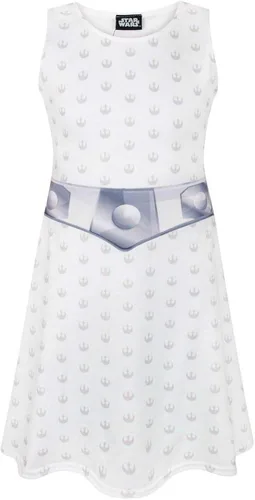 Vista 2 de Disfraz de princesa Leia de Star Wars para niñas