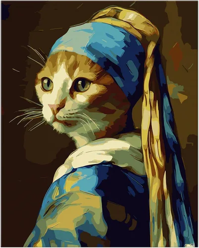Vista 10 de NiArt Pintura por números para adultos principiantes, pintura por números sobre lienzo para niños, kits de pintura al óleo para regalo decoración