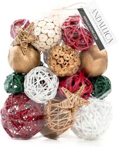 Vista 17 de ANDALUCA Bolas decorativas Orbes Bolsa (alcachofa)