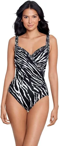 Vista 6 de Miraclesuit Traje de baño de una pieza para mujer, con control de abdomen, con aros Aegean