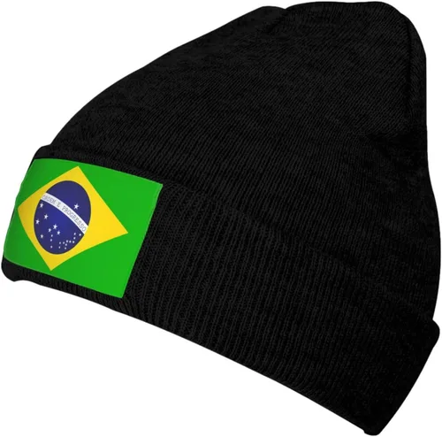 Vista 19 de Gorro de punto nacional para invierno y otoño, gorros para hombres y mujeres, gorro cálido con puños, gorro de esquí suave unisex