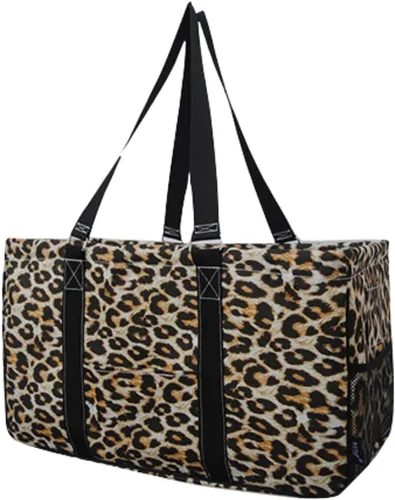 Vista 408 de NGIL Bolsa de comestibles reutilizable extra grande plegable de gran tamaño para comestibles, almacenamiento, picnic, playa, Estampado