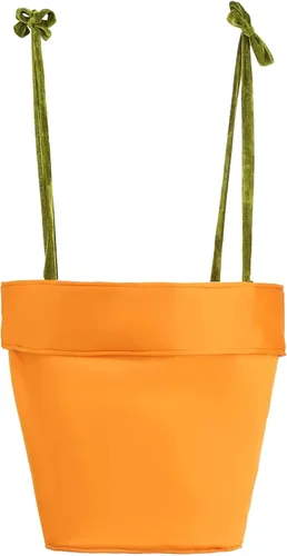 Vista 7 de Disfraz de maceta para adultos, Naranja