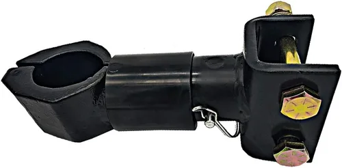 Vista 5 de Acoplador ajustable para remolque de 2-5/16 pulgadas, capacidad de 12500 libras, recubrimiento en polvo negro, acoplador de montaje en canal