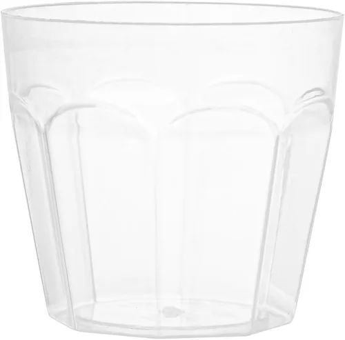 Vista 11 de Restaurantware -Vasos de postre de 5 onzas, 100 mini vasos desechables para aperitivos, redondos, diseño Pilsner, taza de parfait de plástico