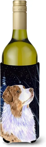 Vista 131 de Caroline's Treasures SS8447CC Starry Night English Bulldog - Enfriador para latas o botellas, lavable, funda plegable con aislamiento para bebidas