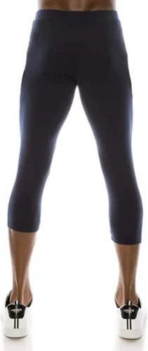 Vista 2 de Neovic Athleisure - Pantalones de yoga para hombre 34 de media pantorrilla color gris